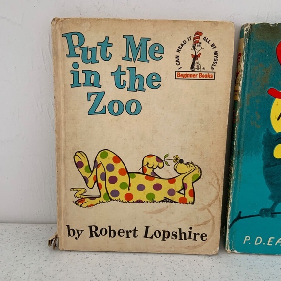 Set of Two Vintage 1950s Cat In The Hat I Can Read Children's Books - Picture 2 of 13